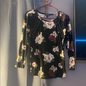 flowered long sleeve